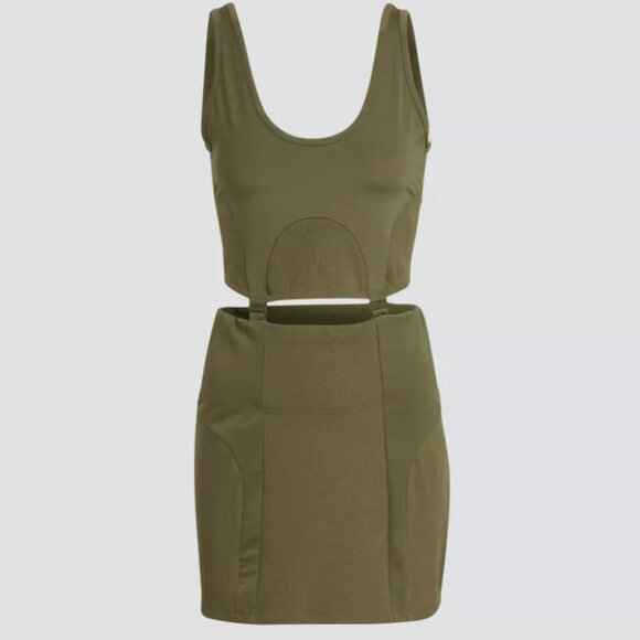 Brand New adidas Always Original Rib Two-In-One Dress - Picture 4 of 15